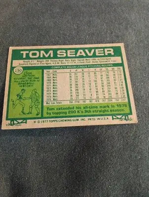 1977 Topps - Tom Seaver #150. NY Mets. EX - Baseball Card Single