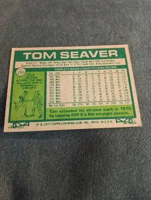 1977 Topps - Tom Seaver #150. NY Mets. EX - Baseball Card Single