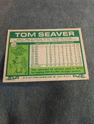 1977 Topps - Tom Seaver #150. NY Mets. EX - Baseball Card Single