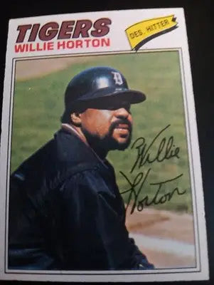 1977 Topps - Willie Horton #660. Detroit Tigers. EX+