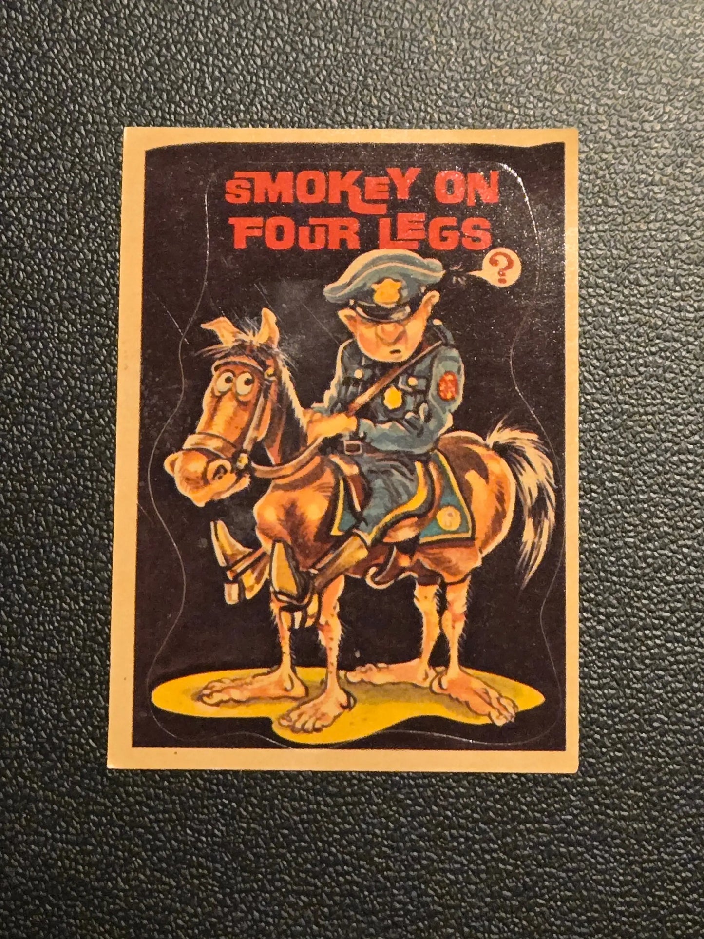 1978 Donruss CB Convoy Code Stickers #8 Smokey On Four Legs - Other