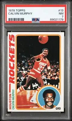 1978 Topps #13 Calvin Murphy PSA 7 - Basketball Card Single