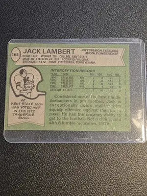 1978 Topps #165 Jack Lambert - Football Card Single