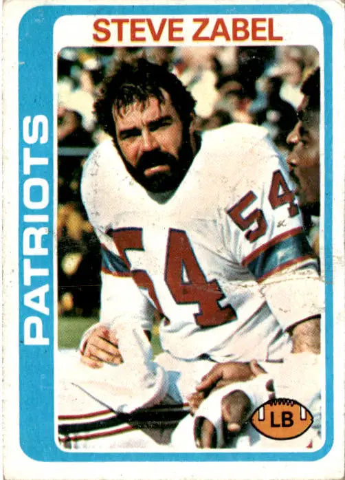 1978 Topps #181 Steve Zabel - Football Card Single