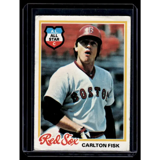 1978 Topps #270 Carlton Fisk EX Boston Red Sox Baseball Card
