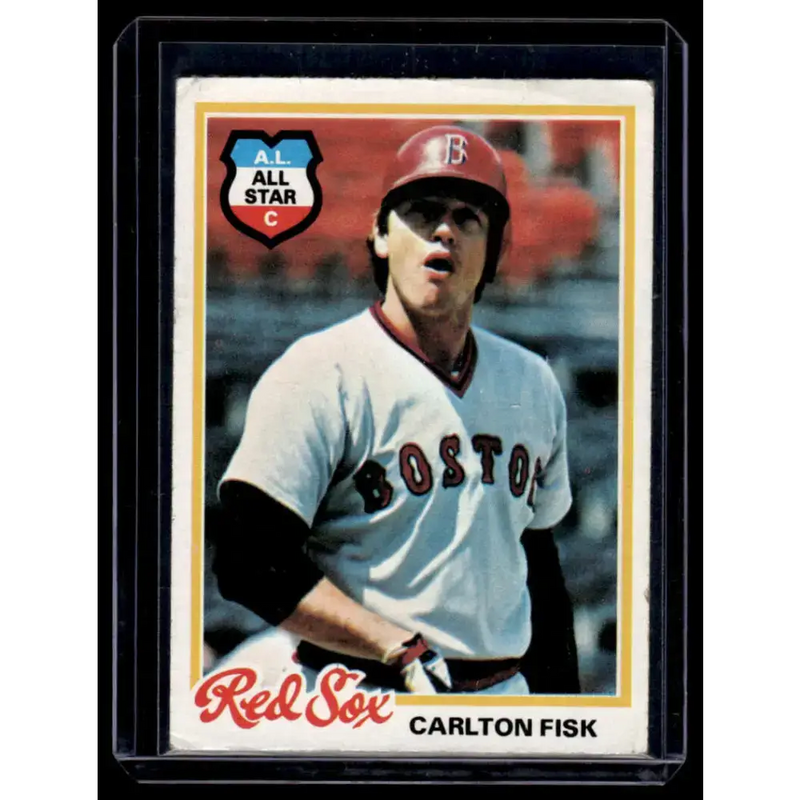 1978 Topps #270 Carlton Fisk EX Boston Red Sox Baseball Card - Baseball Card Single