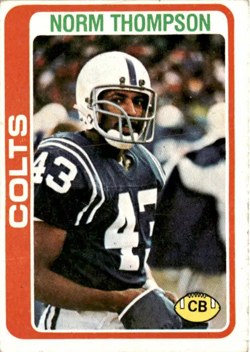 1978 Topps #29 Norm Thompson - Football Card Single