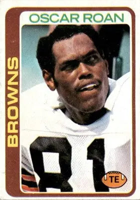 1978 Topps #308 Oscar Roan - Football Card Single