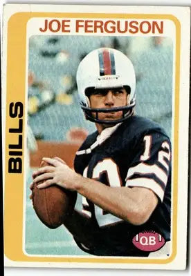 Joe Ferguson football card from 1978 Topps #339 featuring Joe Ferguson football memorabilia