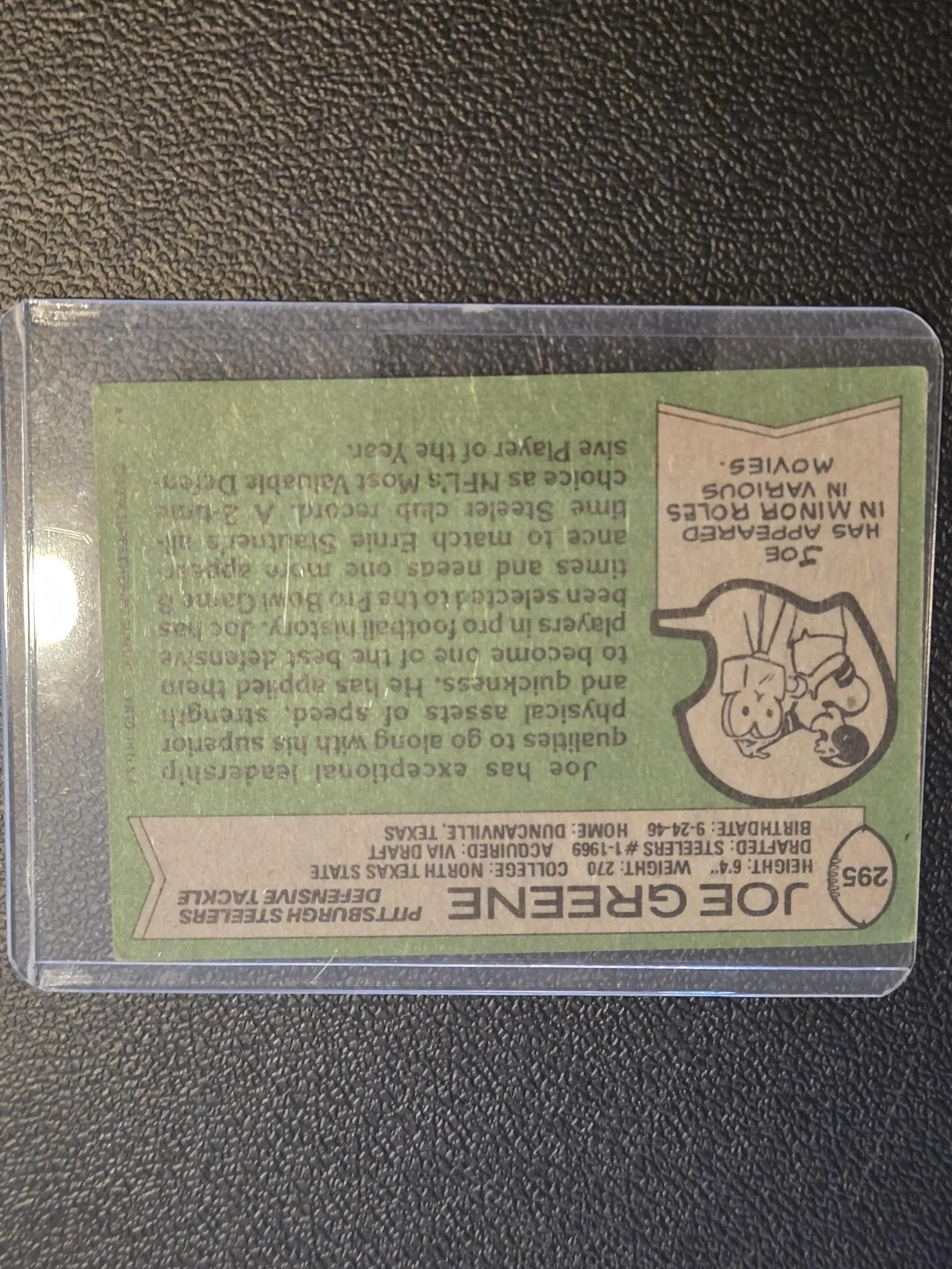 Vintage sports trading card featuring Jack Ham from 1978 Topps #450