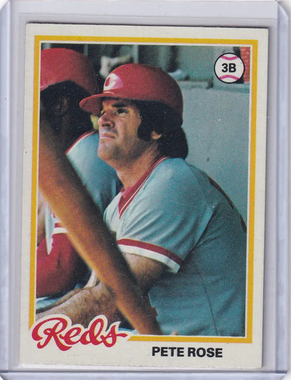 1979 Topps baseball card of Pete Rose Cincinnati Reds collectible featuring Topps baseball series