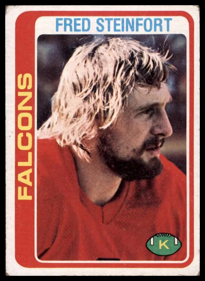 1978 Topps Fred Steinfort #66 Rookie Atlanta Falcons Football Card NFL Sports