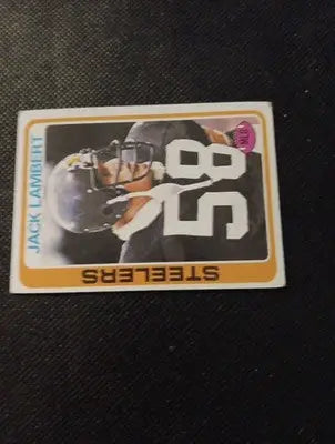 1978 Topps - Jack Lambert #165. Pittsburgh Steelers. EX - Football Card Single