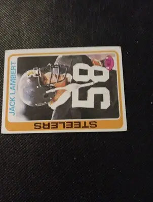 1978 Topps - Jack Lambert #165. Pittsburgh Steelers. EX - Football Card Single