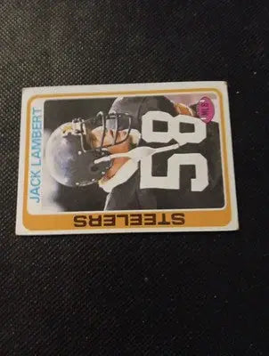 1978 Topps - Jack Lambert #165. Pittsburgh Steelers. EX - Football Card Single