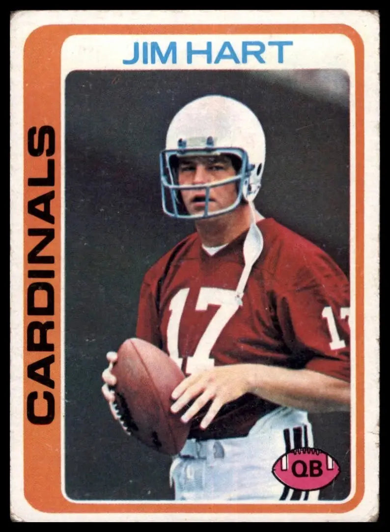 1978 Topps Jim Hart #232 St Louis Cardinals Football Card NFL Sports