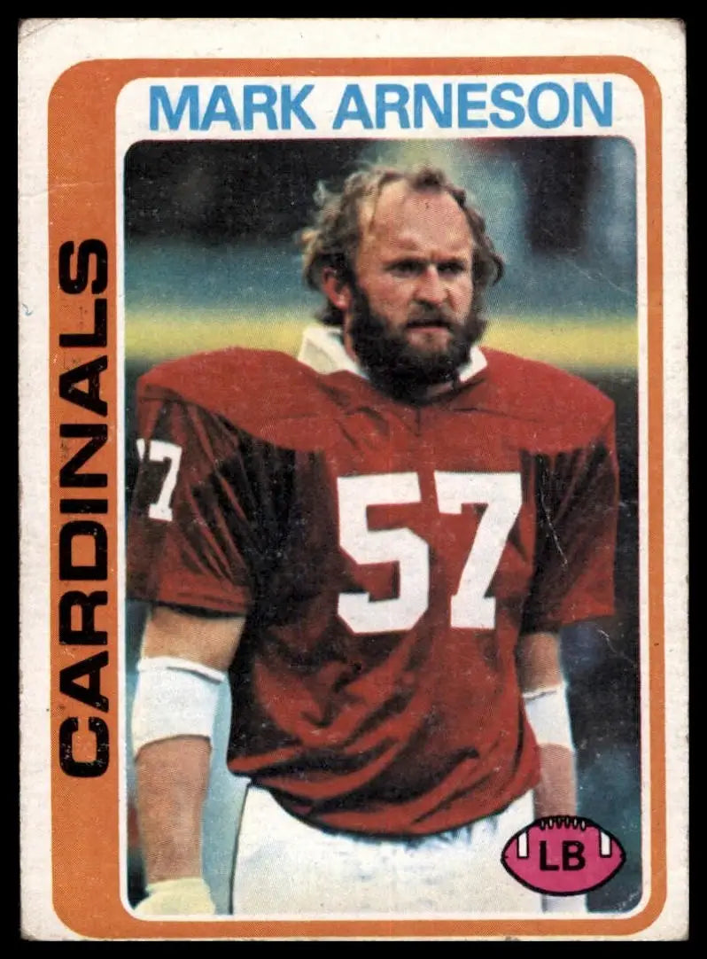 1978 Topps Mark Arneson #27 St Louis Cardinals Football Card NFL Sports