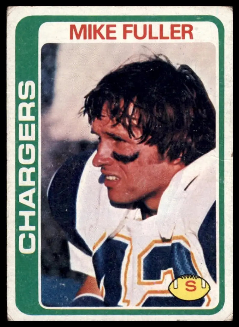 1978 Topps Mike Fuller #483 San Diego Chargers Football Card NFL Sports - Football Card Single