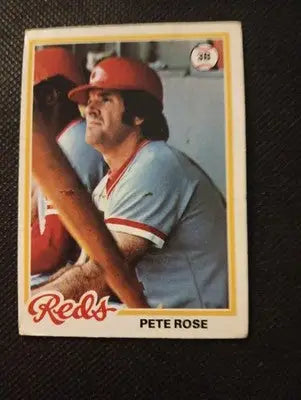 1978 Topps - Pete Rose #20. Cincinnati Reds. VG+ - EX - Baseball Card Single