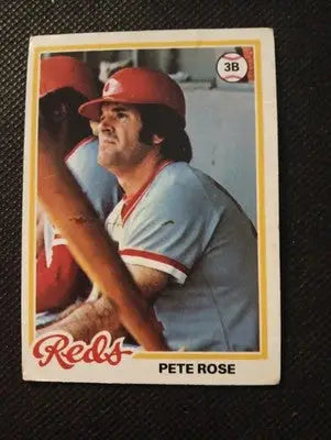 1978 Topps - Pete Rose #20. Cincinnati Reds. VG+ - EX - Baseball Card Single