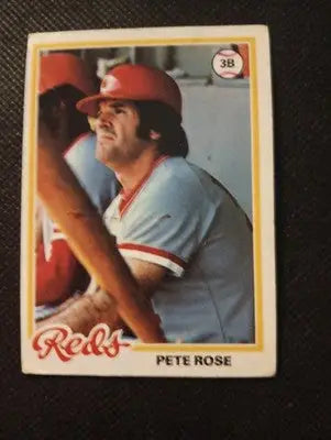 1978 Topps - Pete Rose #20. Cincinnati Reds. VG+ - EX - Baseball Card Single