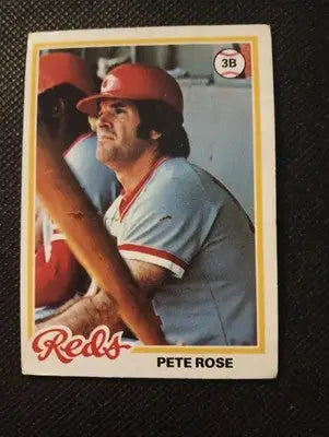 1978 Topps - Pete Rose #20. Cincinnati Reds. VG+ - EX - Baseball Card Single
