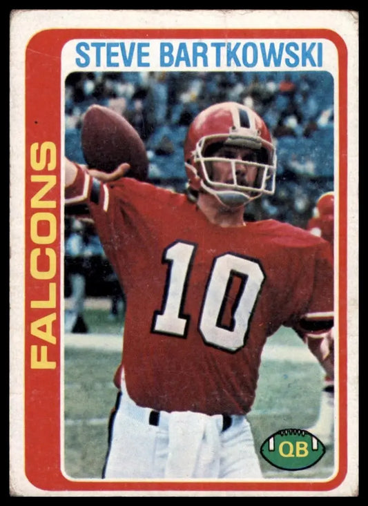 1978 Topps Steve Bartkowski #196 Atlanta Falcons Football Card NFL Sports - Football Card Single