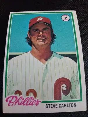 1978 Topps - Steve Carlton #540. Phillies. EX - Baseball Card Single