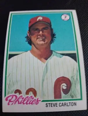 1978 Topps - Steve Carlton #540. Phillies. EX - Baseball Card Single
