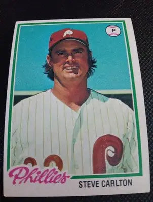 1978 Topps - Steve Carlton #540. Phillies. EX - Baseball Card Single