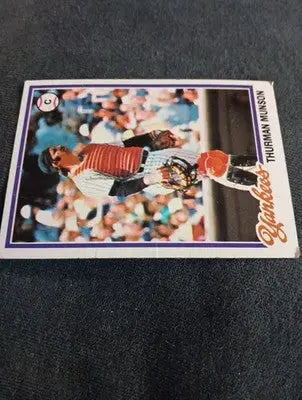 1978 Topps - Thurman Munson #60. NY Yankees. VG+ - Baseball Card Single