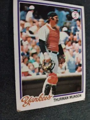 1978 Topps - Thurman Munson #60. NY Yankees. VG+ - Baseball Card Single