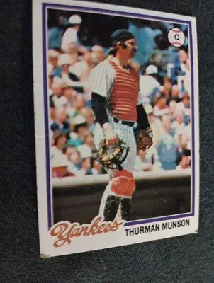 1978 Topps - Thurman Munson #60. NY Yankees. VG+ - Baseball Card Single