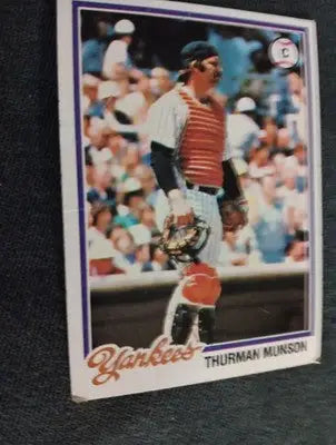 1978 Topps - Thurman Munson #60. NY Yankees. VG+ - Baseball Card Single
