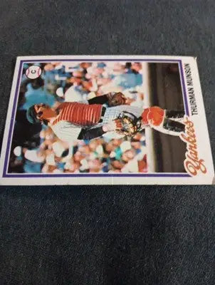 1978 Topps - Thurman Munson #60. NY Yankees. VG+ - Baseball Card Single