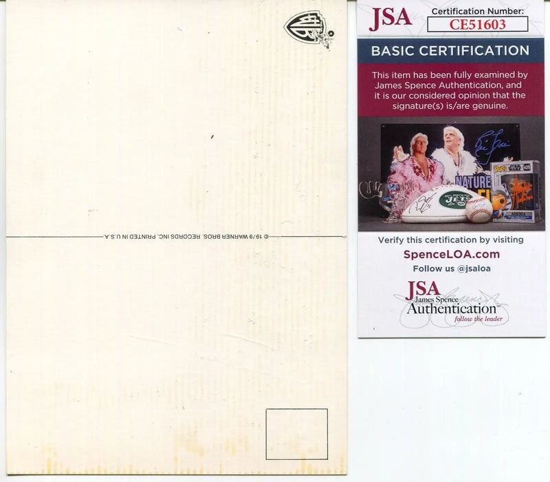 1979 Signed John Anderson Promo 5x7 Promo Postcard WB Photo JSA Auto - Entertainment Memorabilia