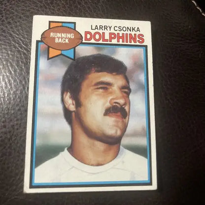 1979 Topps Larry Csonka sports trading card from the Hall of Fame collection