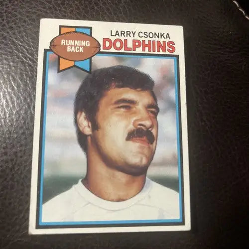 1979 Topps Larry Csonka sports trading card from the Hall of Fame collection