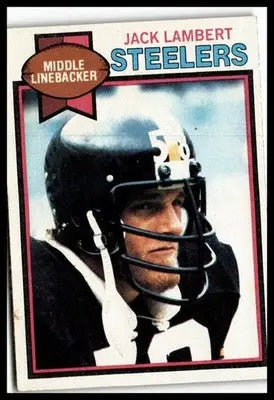 1979 Topps #475 Jack Lambert Cream Colored Back - Football Card Single