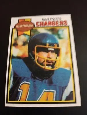 1979 Topps - Dan Fouts #387. San Diego Chargers. EX-NRMT - Football Card Single