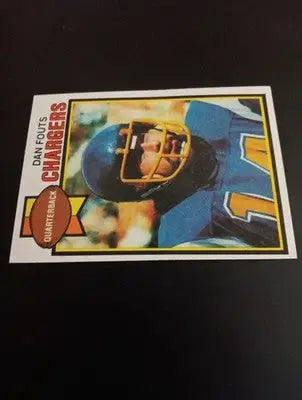 1979 Topps - Dan Fouts #387. San Diego Chargers. EX-NRMT - Football Card Single