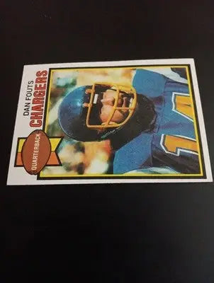 1979 Topps - Dan Fouts #387. San Diego Chargers. EX-NRMT - Football Card Single