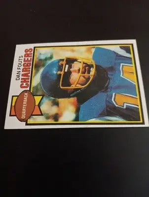 1979 Topps - Dan Fouts #387. San Diego Chargers. EX-NRMT - Football Card Single