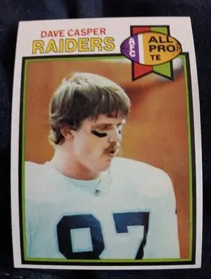 1979 Topps - Dave Casper #460. Oakland Raiders. EX-NRMT - Football Card Single