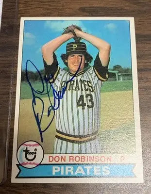 1979 Topps Don Robinson #264 (RC) Signed Auto JSA Autograph Pittsburgh Pirates - Baseball Card Single