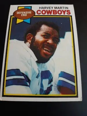 1979 Topps - Harvey Martin #510. Dallas Cowboys. NRMT+ - Football Card Single