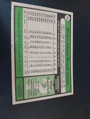 1979 Topps - Johnny Bench #200. Reds. NRMT+ - Baseball Card Single