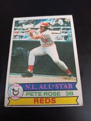 1979 Topps - Pete Rose #650. Reds. NRMT+ - Baseball Card Single