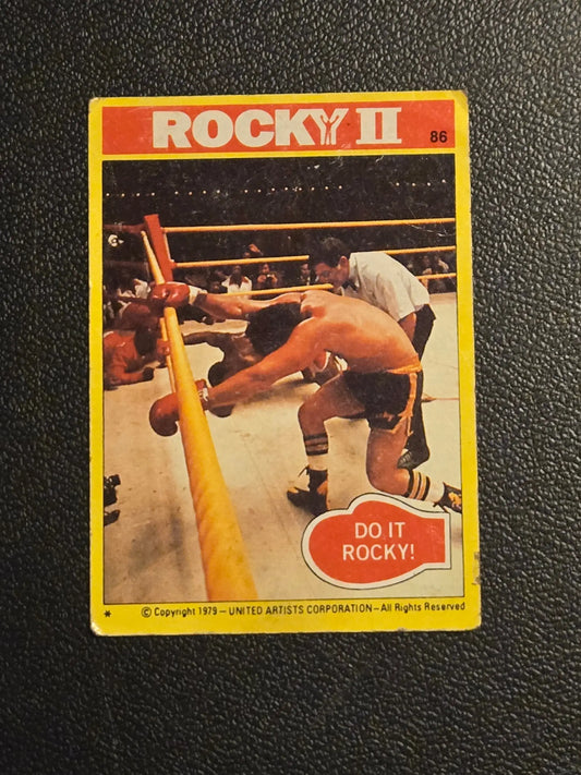 1979 Topps Rocky II #86 Do It Rocky! - Non-Sports Card Single