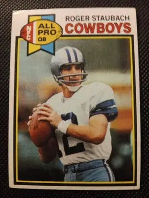 1979 Topps - Roger Staubach #400. Dallas Cowboys. VG+ - EX - Football Card Single